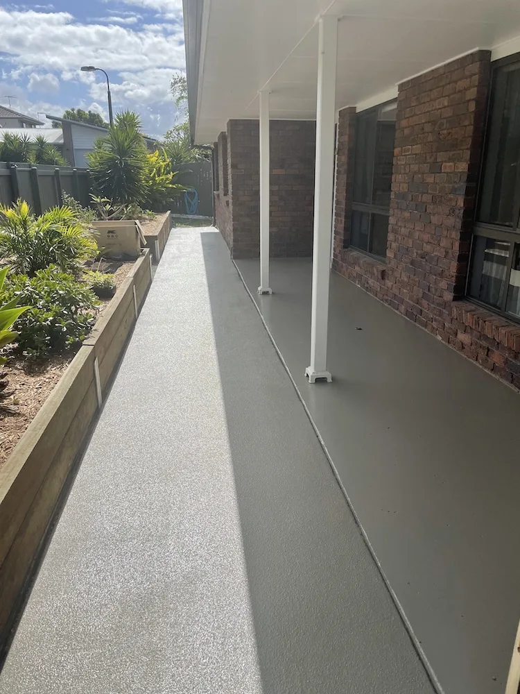Concrete pathway completed by JRM Concreting